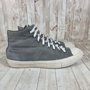 Converse Chuck Taylor All Star Gray Canvas‎ High Top Sneakers Women's Size 11
